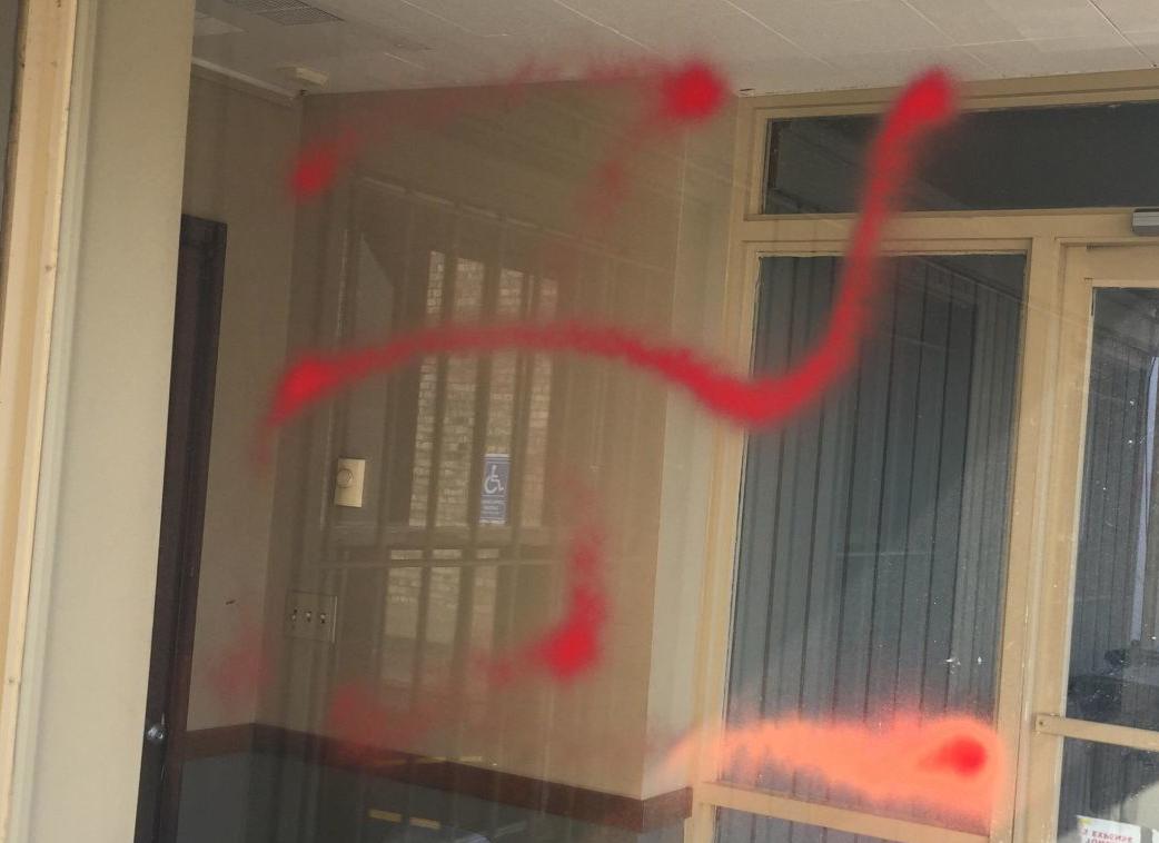 Anti-Semitic graffiti found on Racine synagogue, swastika